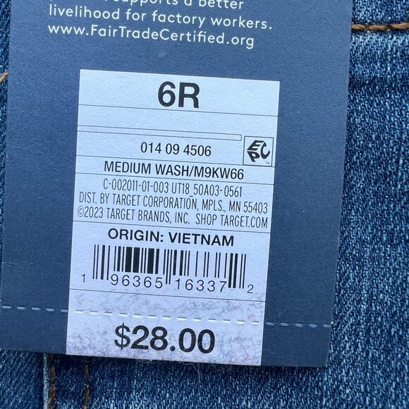 Universal Thread Women's High-Rise Skinny Jeans Medium Wash 6R - Picture 5 of 5